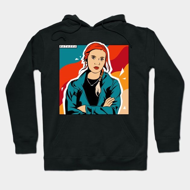 natasha - Favorite female superhero Hoodie by super villain